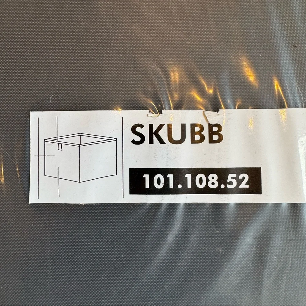 IKEA SKUBB Storage Box in Black NWT
